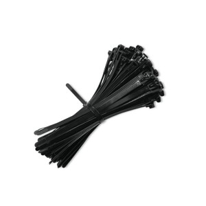 Opaski zaciskowe Qoltec wielorazowe/trytytki | 7.2*200mm | Nylon UV | Czarne