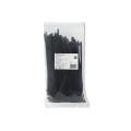 Opaski zaciskowe Qoltec wielorazowe/trytytki | 7.2*200mm | Nylon UV | Czarne - 1147094
