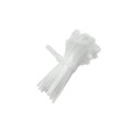 Opaski zaciskowe Qoltec wielorazowe/trytytki | 7.2*150mm | Nylon UV | Białe - 1379782