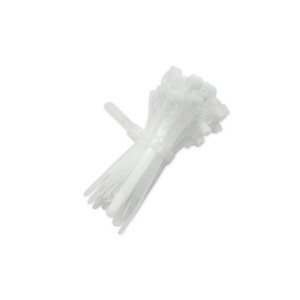 Opaski zaciskowe Qoltec wielorazowe/trytytki | 7.2*150mm | Nylon UV | Białe