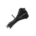 Opaski zaciskowe Qoltec wielorazowe/trytytki | 4.8*200mm | Nylon UV | Czarne - 1379847