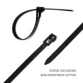 Opaski zaciskowe Qoltec wielorazowe/trytytki | 4.8*200mm | Nylon UV | Czarne - 1379849