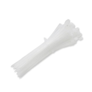 Opaski zaciskowe Qoltec trytytki | 4.8*160mm | Nylon UV | Białe