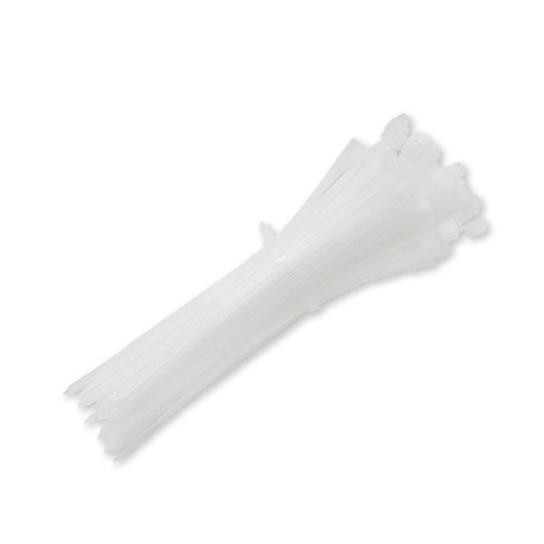 Opaski zaciskowe Qoltec trytytki | 4.8*160mm | Nylon UV | Białe - 1379862