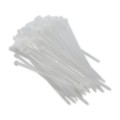 Opaski zaciskowe Qoltec trytytki | 4.8*160mm | Nylon UV | Białe - 1379865