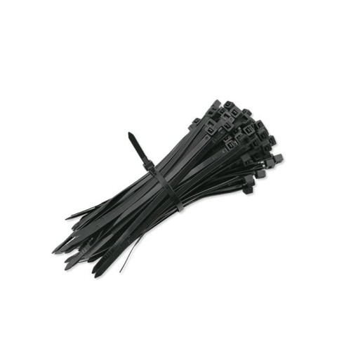 Opaski zaciskowe Qoltec trytytki | 3.6*100mm | Nylon UV | Czarne - 1379867