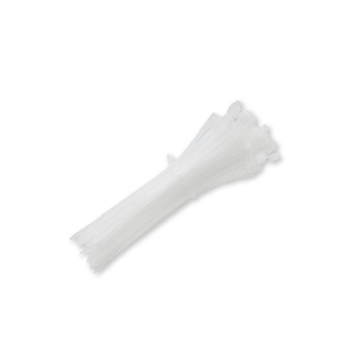 Opaski zaciskowe Qoltec trytytki | 3.6*100mm | Nylon UV | Białe - 1379872