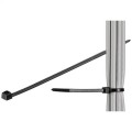Opaski nylonowe Techly zaciskowe 280x4,8mm, 100 szt., czarne - 973947