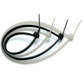 Opaski nylonowe Techly zaciskowe 200x2,5mm, 100 szt., czarne - 973946