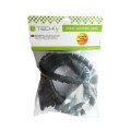 Opaska na kable Techly elastyczna 2,5m/25mm, czarna - 1380271