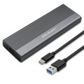 Obudowa/kieszeń Qoltec na dysk SSD M.2 | SATA | NGFF | USB-C | | Super speed 6Gb/s | 2TB | Szary - 2191301