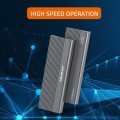 Obudowa/kieszeń Qoltec na dysk SSD M.2 | SATA | NGFF | USB-C | | Super speed 6Gb/s | 2TB | Szary - 2191304