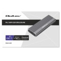 Obudowa/kieszeń Qoltec na dysk SSD M.2 | SATA | NGFF | USB-C | | Super speed 6Gb/s | 2TB | Szary - 2191310
