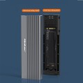 Obudowa/kieszeń Qoltec na dysk SSD M.2 | SATA | NGFF | USB-C | | Super speed 6Gb/s | 2TB | Szary - 2191306
