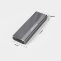 Obudowa/kieszeń Qoltec na dysk SSD M.2 | SATA | NGFF | USB-C | | Super speed 6Gb/s | 2TB | Szary - 2191307