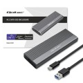 Obudowa/kieszeń Qoltec na dysk SSD M.2 | SATA | NGFF | USB-C | | Super speed 6Gb/s | 2TB | Szary - 2191309