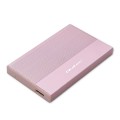 Obudowa/kieszeń Qoltec na dysk SSD HDD 2.5" | SATA | USB 3.0 | Super speed 5Gb/s | 2TB | Różowy - 1895620