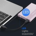Obudowa/kieszeń Qoltec na dysk SSD HDD 2.5" | SATA | USB 3.0 | Super speed 5Gb/s | 2TB | Różowy - 2039528