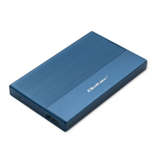 Obudowa/kieszeń Qoltec na dysk SSD HDD 2.5" | SATA | USB 3.0 | Super speed 5Gb/s | 2TB | Niebieski - 1895626