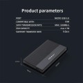 Obudowa/kieszeń Qoltec na dysk SSD HDD 2.5" | SATA | USB 3.0 | Super speed 5Gb/s | 2TB | Czarny - 2039549