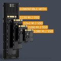 Obudowa/kieszeń Qoltec na dysk M.2 SSD | NVMe | PCIe | USB 3.1 | Super speed 10Gb/s | 4TB | Grafit - 2039609