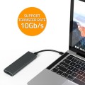 Obudowa/kieszeń Qoltec na dysk M.2 SSD | NVMe | PCIe | USB 3.1 | Super speed 10Gb/s | 4TB | Grafit - 2039610