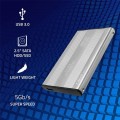 Obudowa/kieszeń Qoltec do dysków HDD SSD 2.5" SATA3 | USB 3.0 | Srebrny - 2039519