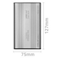 Obudowa/kieszeń Qoltec do dysków HDD SSD 2.5" SATA3 | USB 3.0 | Srebrny - 2039524