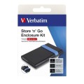 Obudowa na dysk Verbatim Store 'n' Go SATA 2.5" USB 3.0 czarna - 1798838