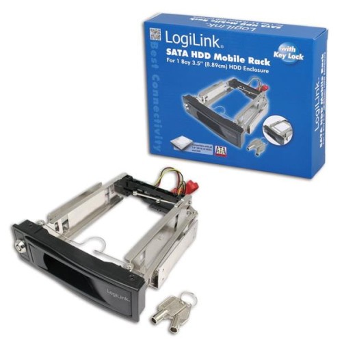 Kieszeń na dysk LogiLink MR0005 wewnętrzna 5,25" do HDD 3,5"SATA - 970777