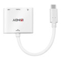 Konwerter LINDY USB-C na HDMI USB-A Power Delivery - 1629944