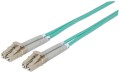 Intellinet 750134 kabel optyczny 2 m LC OM3 Kolor Aqua - 2175436