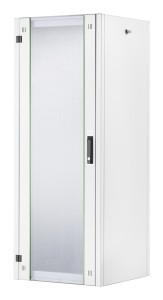 DIGITUS Network Cabinet Hyper 19inch 32U rack 600x600 600kg assembled front glass door grey