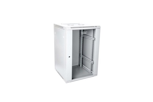 Szafa sieciowa wisząca 19" 21U rack 600x600, drzwi szyba, szary, niedzielona, niezłożona, 60kg - 2177092