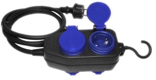 ORNO PRZEDŁUŻACZ WARSZTAT 4x GNIAZDA KABEL 10m IP44 GUMA 3x1,5mm2 - 2150699
