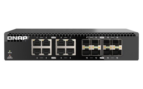 Switch niezarządzalny QNAP QSW-3216R-8S8T 8x 10GbE RJ45 8x 10GbE SFP+ - 2067151