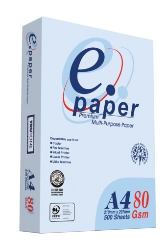 Papier ksero E-PAPER, uniwersalny, A4, klasa C, 145CIE, 500ark. - 2188431