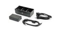 3 slot battery charger; ZQ600, QLn and ZQ500 Series; Includes power supply and UK power cord - 2036426