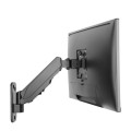 Uchwyt ścienny LCD/LED Techly 17"-32", 8kg, sprężyna gazowa, czarny - 2197292