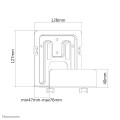 Uchwyt do media player Neomounts AWL-450BL 5 kg czarny - 2182178