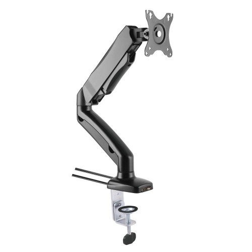 Ramię biurkowe LCD/LED Techly 13"-27", 6kg Amortyzator Gazowy, USB/Audio - 2197321