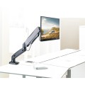 Ramię biurkowe LCD/LED Techly 13"-27", 6kg Amortyzator Gazowy, USB/Audio - 2197311