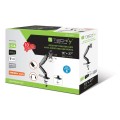 Ramię biurkowe LCD/LED Techly 13"-27", 6kg Amortyzator Gazowy, USB/Audio - 2197318