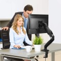 Ramię biurkowe LCD/LED Techly 13"-27", 6kg Amortyzator Gazowy, USB/Audio - 2197313