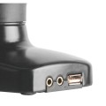Ramię biurkowe LCD/LED Techly 13"-27", 6kg Amortyzator Gazowy, USB/Audio - 2197310