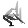 Ramię biurkowe LCD/LED Techly 13"-27", 6kg Amortyzator Gazowy, USB/Audio - 2197308