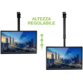 Uchwyt sufitowy Techly 32"-55", 50kg regulowany - 1460980