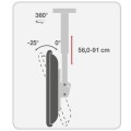 Uchwyt sufitowy Techly 32"-55", 50kg regulowany - 1460978
