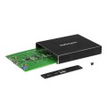 HDD DRIVE ENCLOSURE DUAL-SLOT/MAX. 2TB M.2 (NGFF. B-KEY) RAID - 2199085
