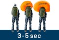 Plecak lawinowy Alproof Tour 38+5 - khaki/black - 2196530